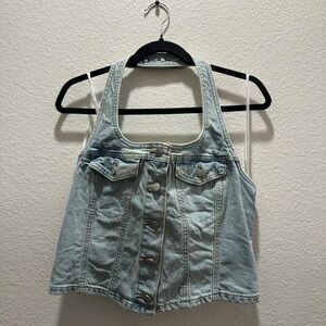 Denim Halter Top - Women’s M